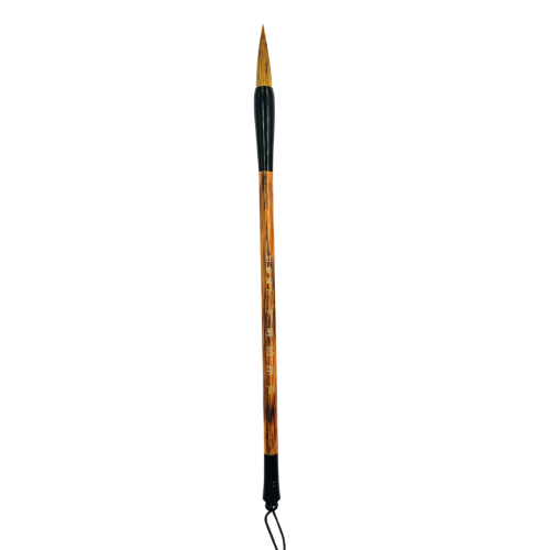 Chinese Mop Brush Medium (Brown Handle Black Ferrule) for Calligraphy & Watercolors