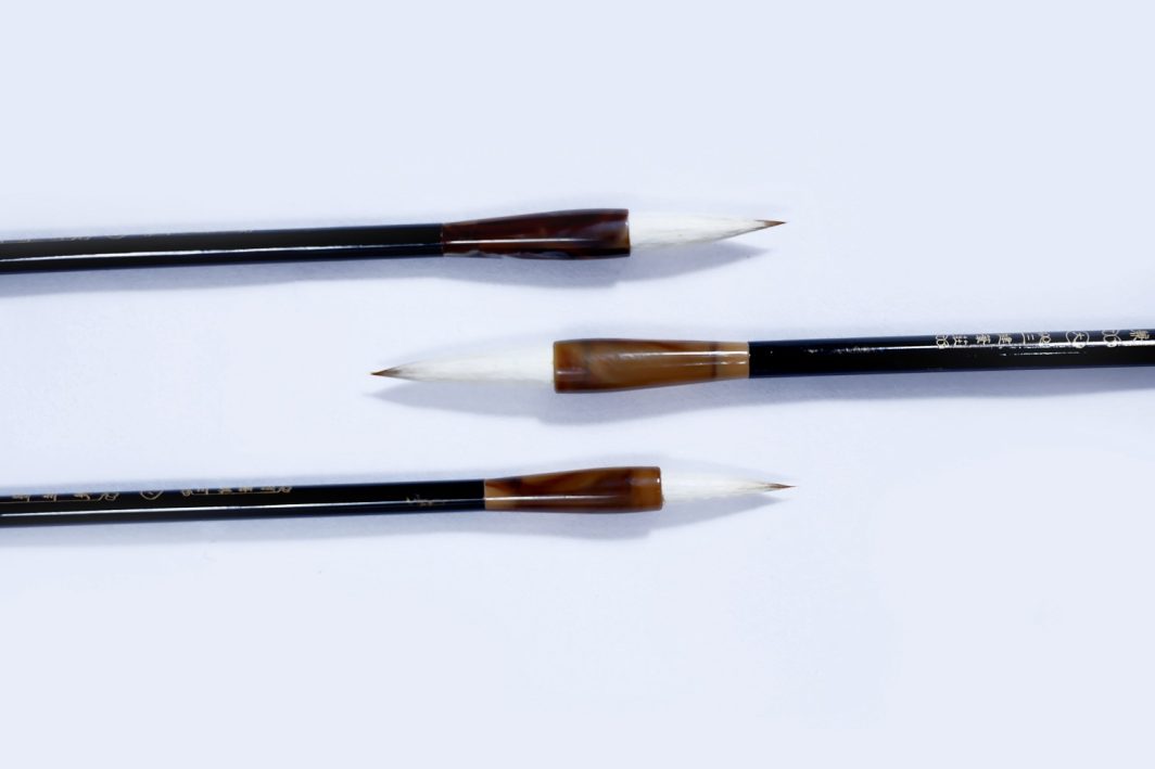 Chinese Goat Hair brush Set for Calligraphy & Watercolors - Image 6