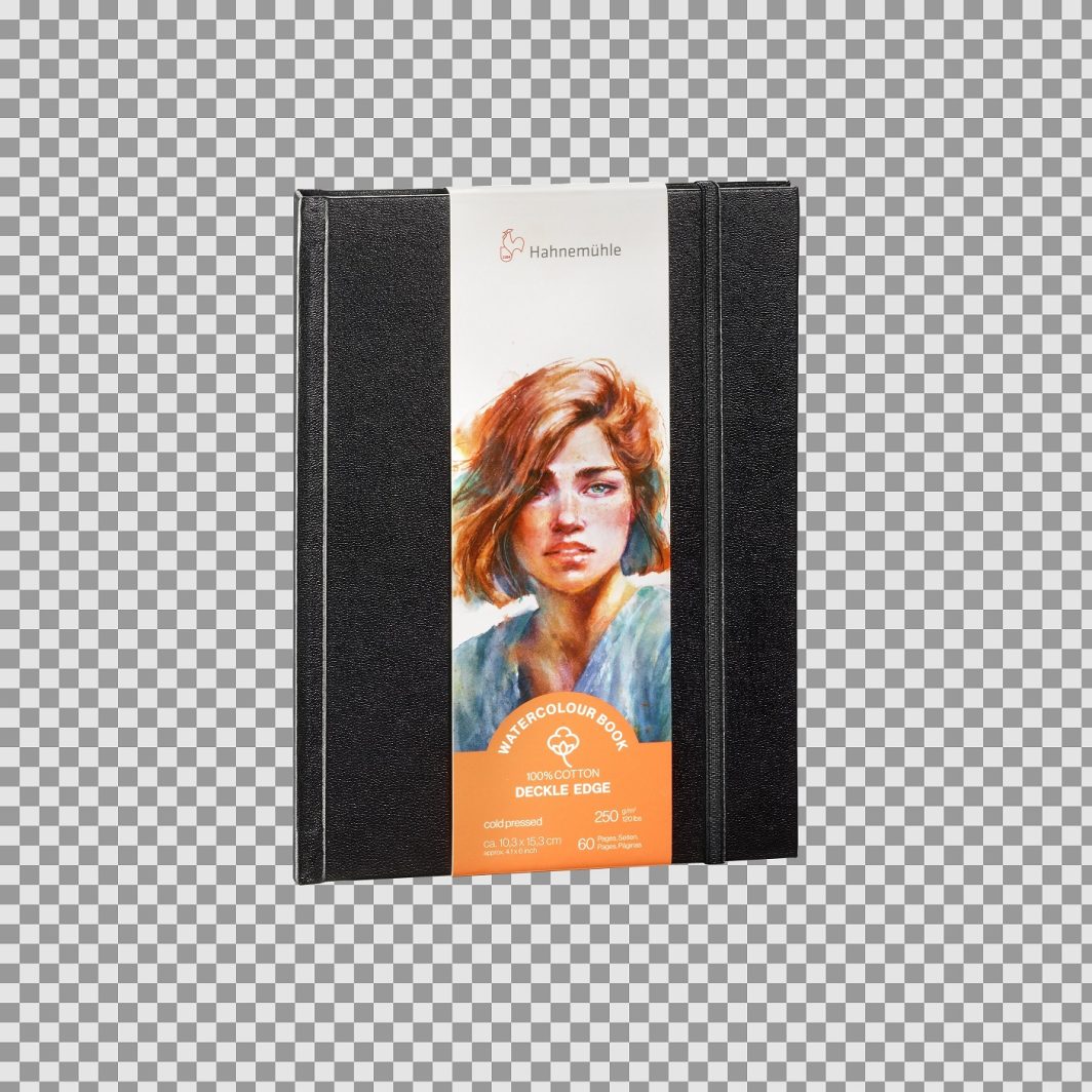 Hahnemühle Watercolor Book Deckle Edge, Cold Pressed, 10.3 x15.3 cm, 250gsm Portrait