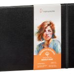 Hahnemühle Watercolor Book Deckle Edge, Cold Pressed, 20.5 x 15.3 cm, 250gsm, Landscape