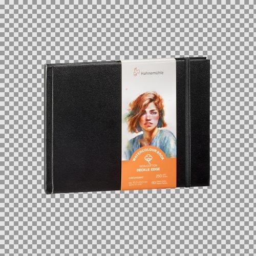 Hahnemühle Watercolor Book Deckle Edge, Cold Pressed, 15.3x10.3 cm, 250gsm, Landscape