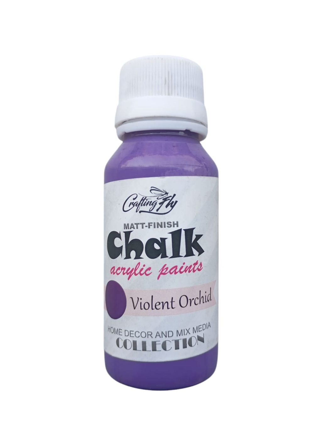 Crafting Fly Matt-Finish Chalk Acrylic Paints Violent orchid Colours