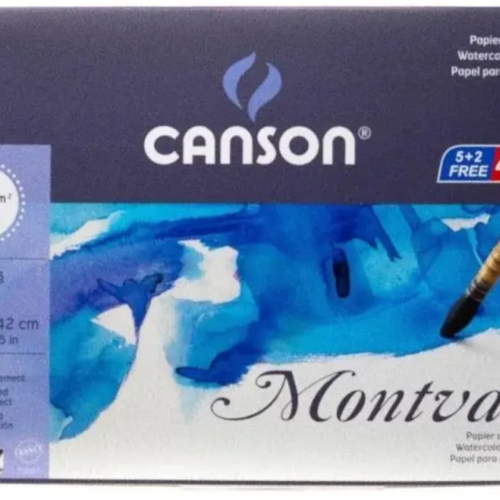 Canson Watercolour Paper,Cold Pressed, 300gsm, 17.5 X 17.5cm, Square
