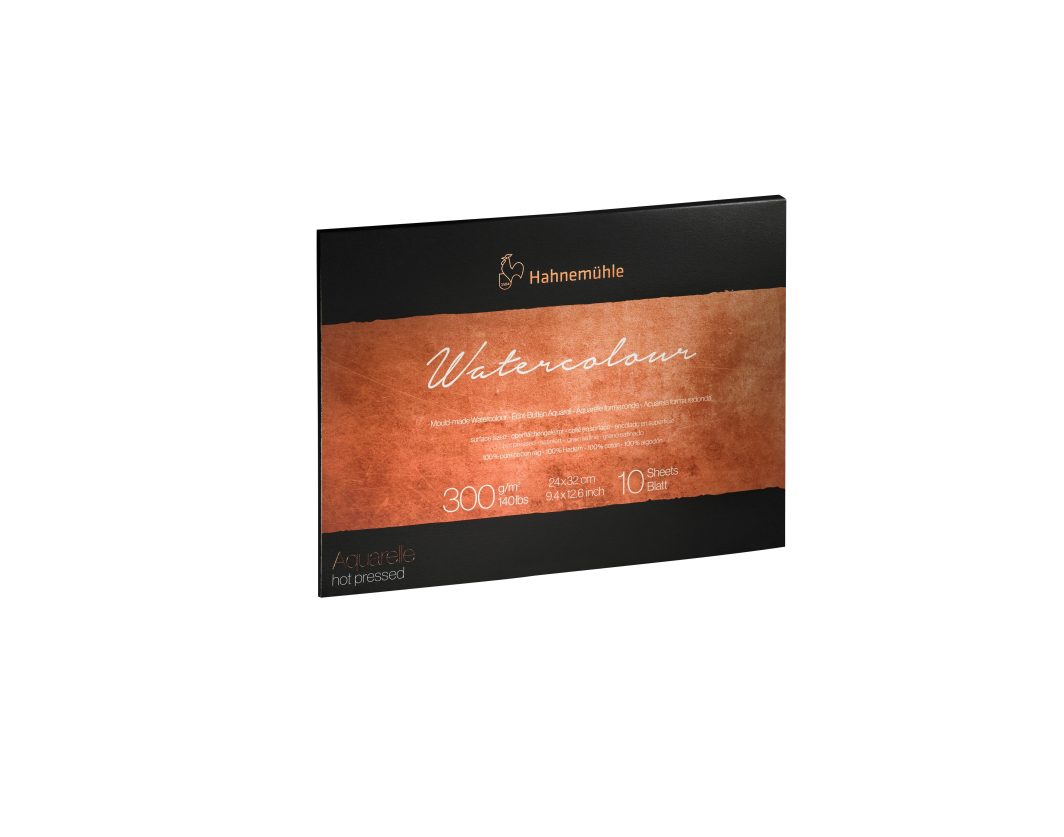 Hahnemühle The Collection Watercolour Paper Block, 300gsm, Hot Pressed, 24 X 32 cm