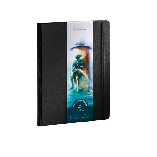 Hahnemühle Watercolour Book 100% Cotton, 250gsm, Cold Pressed, A4 Portrait