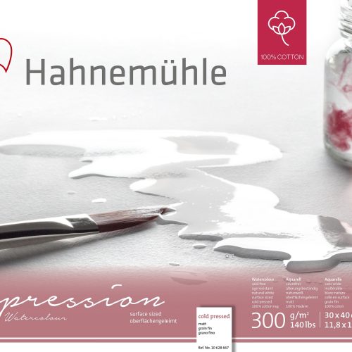 Hahnemühle Expression Watercolour Block, 300gsm, Cold Pressed, 30 x 40 cm