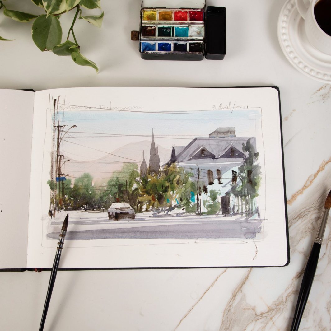 Hahnemühle Watercolour Book, Cellulose 200gsm, Cold Pressed, A6, Portrait - Image 2