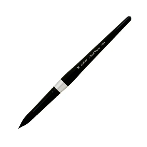 Silver Brush Black Velvet Round 3000S-18