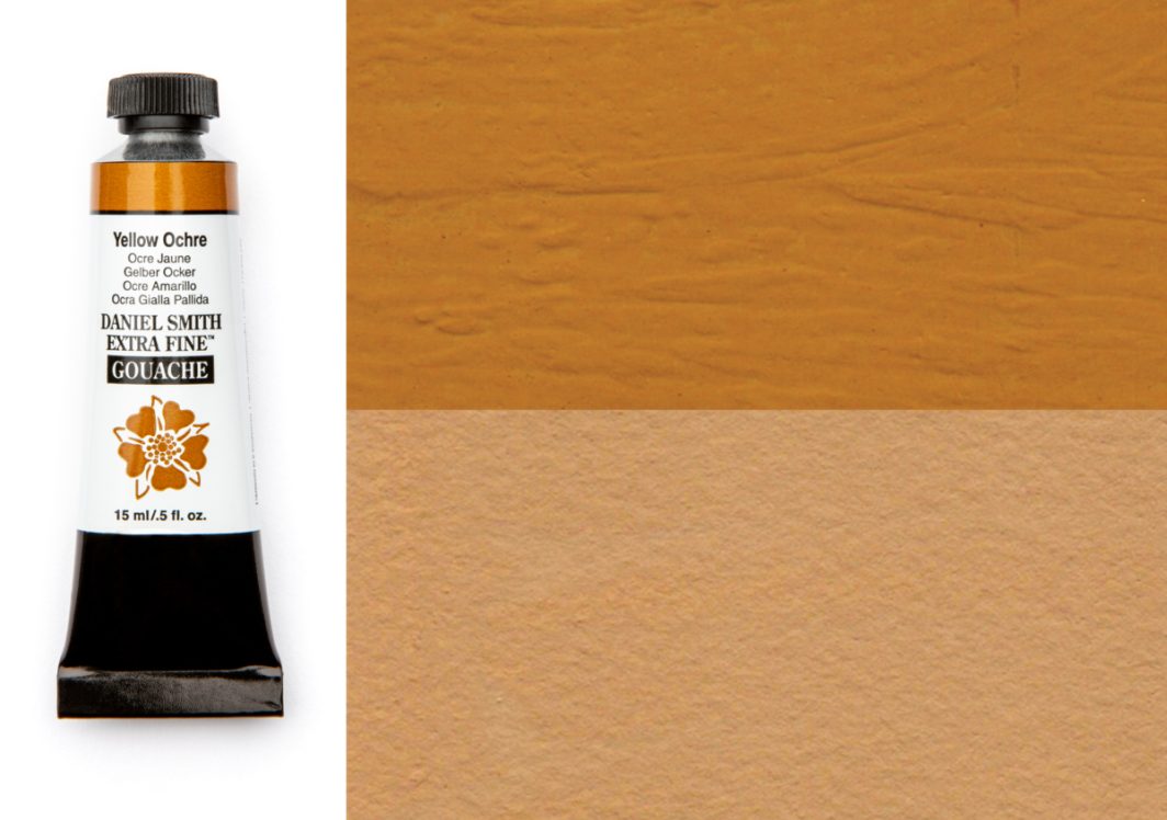 Daniel Smith Gouache Yellow Ochre 15ml tube