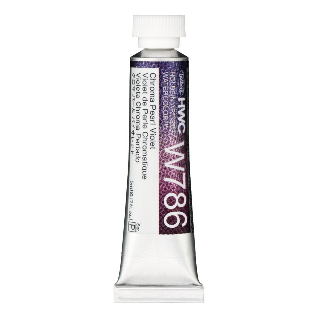                                                            Holbein Watercolor Chroma Pearl Violet 5ml Tube, W786