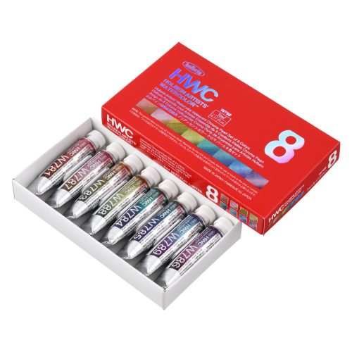 Holbein Artist Watercolour Chromapearl Set of 8 x 5ml (W798)