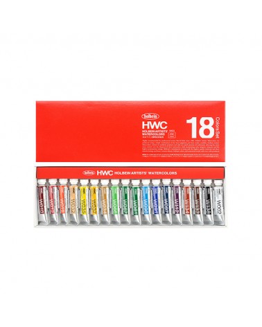 Holbein Artist Watercolor Pan Set of 18 Colors