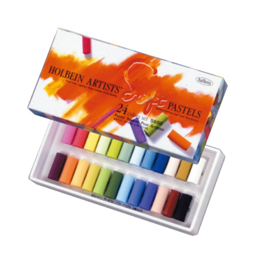                                                                                          Holbein Soft Pastel 24 Color Set