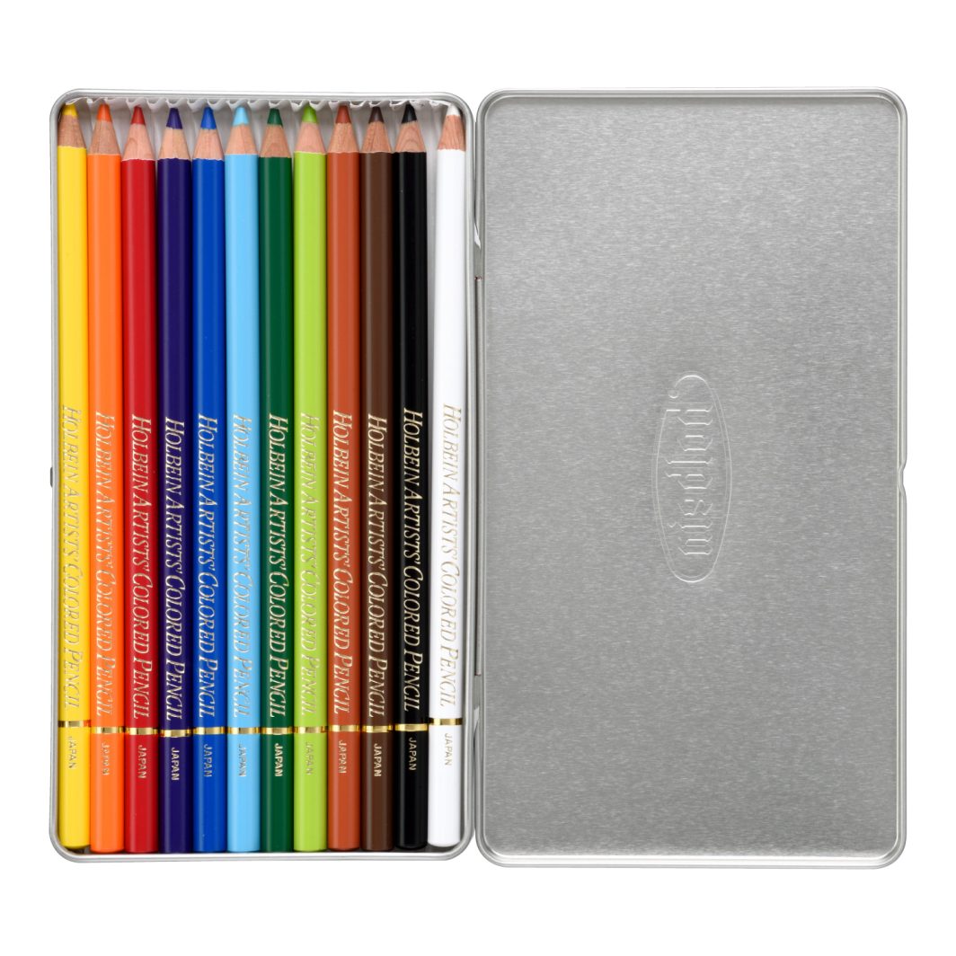 Holbein Artists' Colored Pencil Basic Set of 12C (OP901) - Image 6