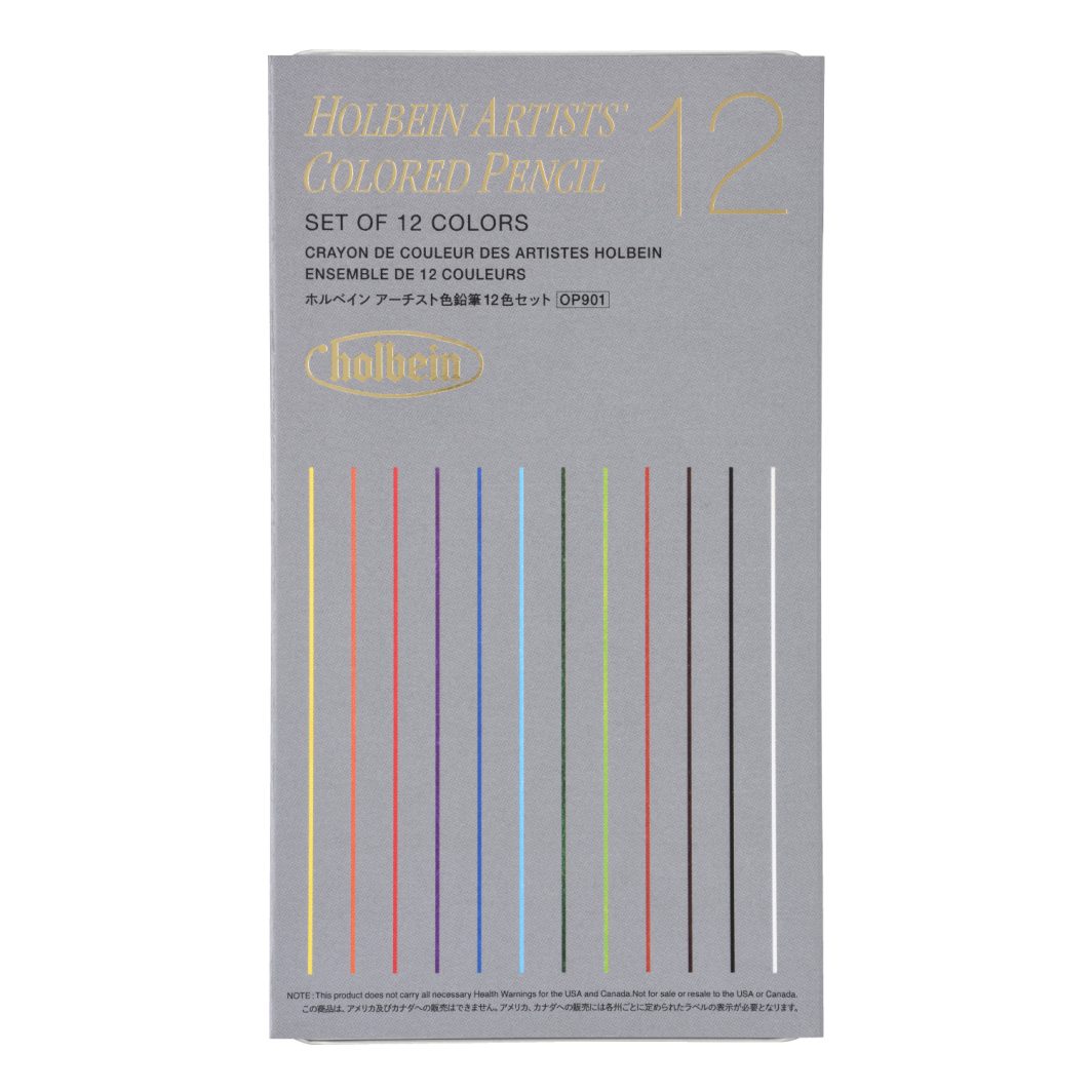 Holbein Artists' Colored Pencil Basic Set of 12C (OP901)