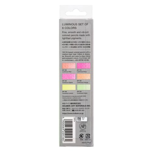Holbein Artists' Colored Pencil Luminous Set of 6C (OP916)