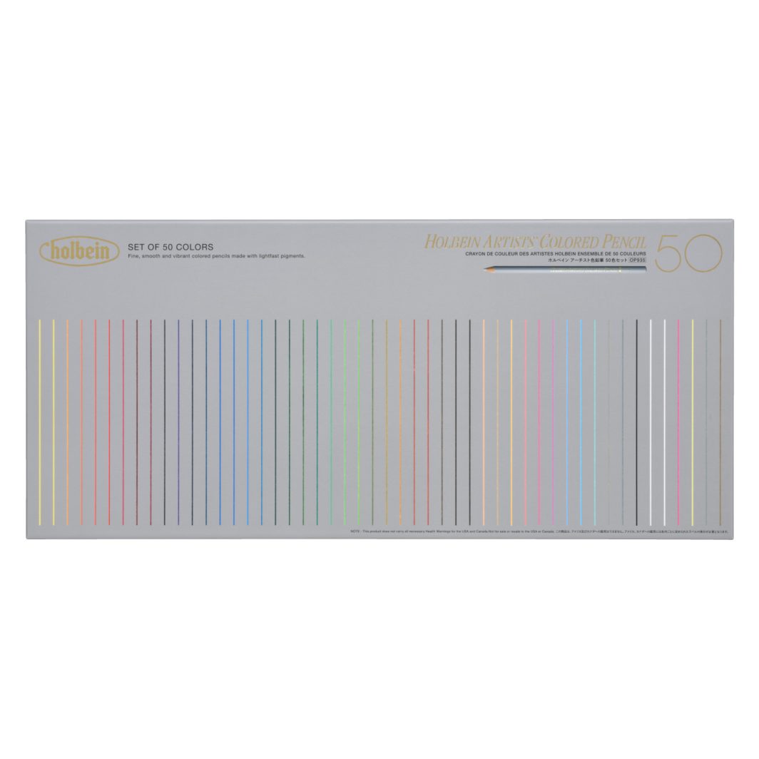 Holbein Artists' Colored Pencil Set of 50C (OP935) - Image 4