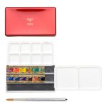 Holbein Artist Half Pan Watercolour Set of 12 (PN691)