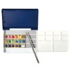 Holbein Artist Half Pan Watercolour Set of 18 (PN694)