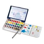 Holbein Artist Half Pan Watercolour Set of 36 (PN698)