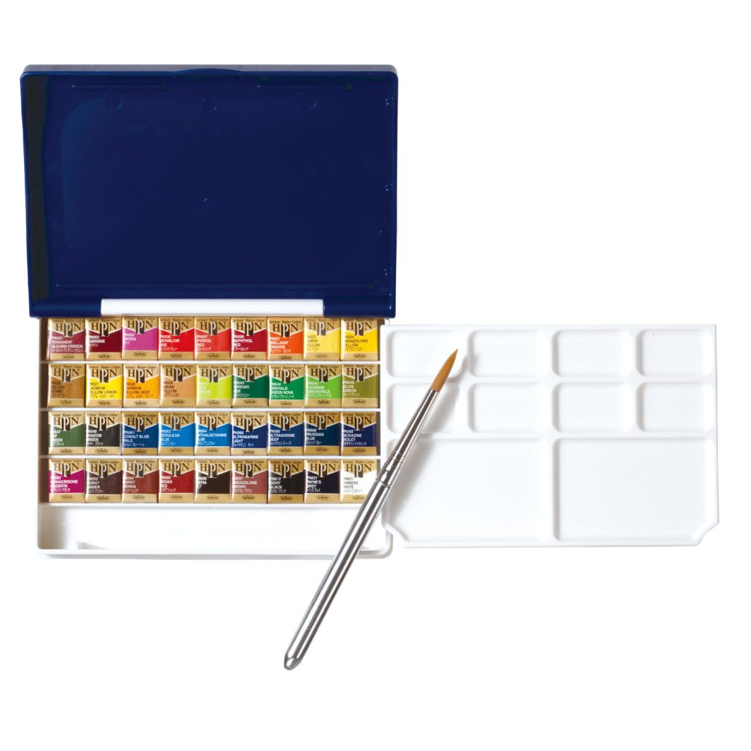 Holbein Artist Half Pan Watercolor Set of 36 (PN698) - Image 2
