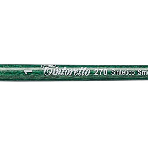 Tintoretto Smeraldo Synthetic Round Brush Series 270, Size- 1