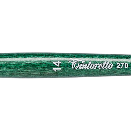 Tintoretto Smeraldo Synthetic Round Brush Series 270, Size- 14