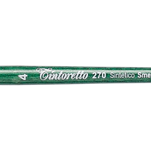 Tintoretto Smeraldo Synthetic Round Brush Series 270, Size- 4