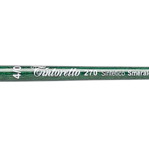 Tintoretto Smeraldo Synthetic Round Brush Series 270, Size- 4/0