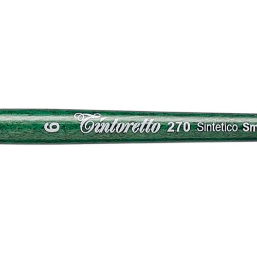Tintoretto Smeraldo Synthetic Round Brush Series 270, Size- 6