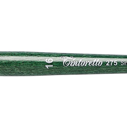 Tintoretto Flat Brush Smeraldo Synthetic, Size- 16
