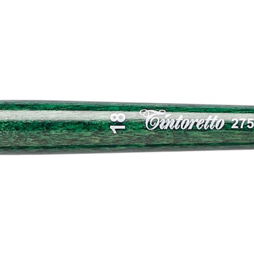 Tintoretto Flat Brush Smeraldo Synthetic, Size- 18