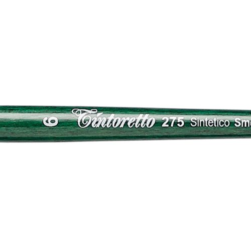 Tintoretto Flat Brush Smeraldo Synthetic, Size- 6