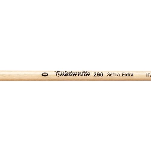Tintoretto Setola Extra Bristle Flat Brush Series 290, Size- 0