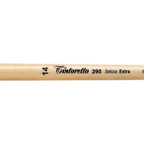 Tintoretto Setola Extra Bristle Flat Brush Series 290, Size-14