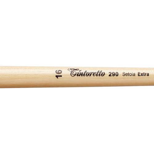 Tintoretto Setola Extra Bristle Flat Brush Series 290, Size-16