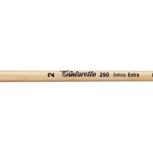 Tintoretto Setola Extra Bristle Flat Brush Series 290, Size-2