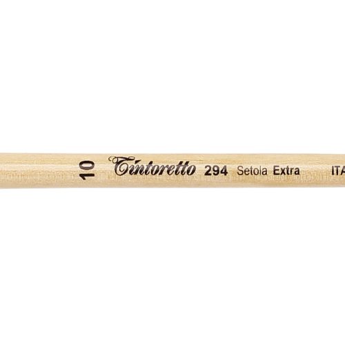 Tintoretto Setola Extra Bristles Filbert Brush Series 294, Size-10