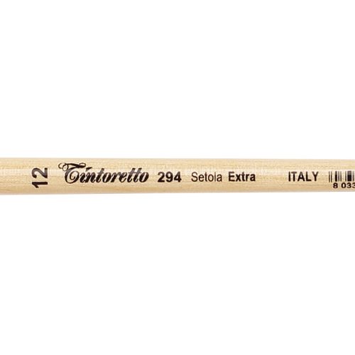 Tintoretto Setola Extra Bristles Filbert Brush Series 294, Size-12