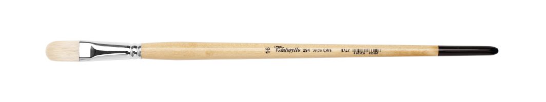 Tintoretto Setola Extra Bristles Filbert Brush Series 294, Size-16