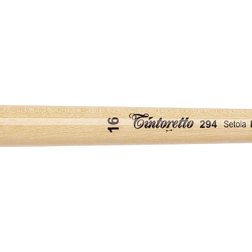 Tintoretto Setola Extra Bristles Filbert Brush Series 294, Size-16