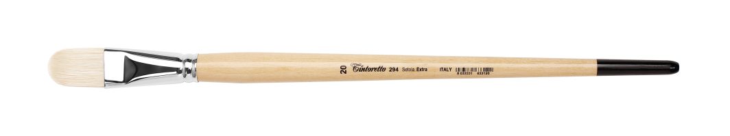Tintoretto Setola Extra Bristles Filbert Brush Series 294, Size-20