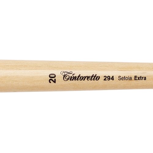 Tintoretto Setola Extra Bristles Filbert Brush Series 294, Size-20