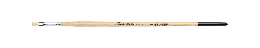 Tintoretto Setola Extra Bristles Filbert Brush Series 294, Size-6