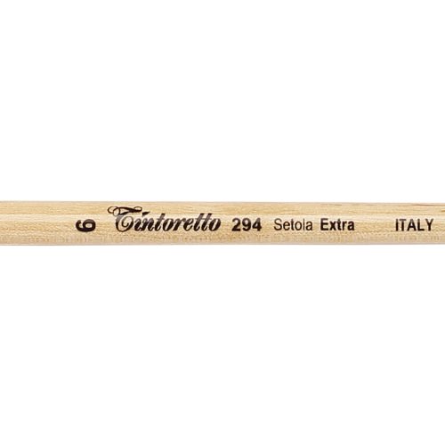 Tintoretto Setola Extra Bristles Filbert Brush Series 294, Size-6