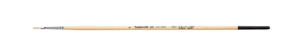 Tintoretto Setola Extra Bristles Long Filbert Brush Series 295, Size- 1