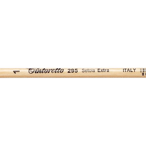 Tintoretto Setola Extra Bristles Long Filbert Brush Series 295, Size- 1