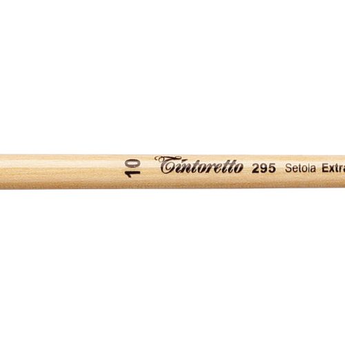 Tintoretto Setola Extra Bristles Long Filbert Brush Series 295, Size- 10