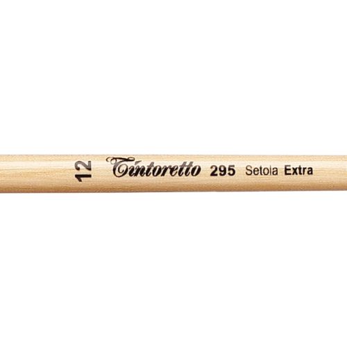 Tintoretto Setola Extra Bristles Long Filbert Brush Series 295, Size- 12