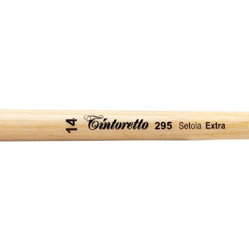 Tintoretto Setola Extra Bristles Long Filbert Brush Series 295, Size-14
